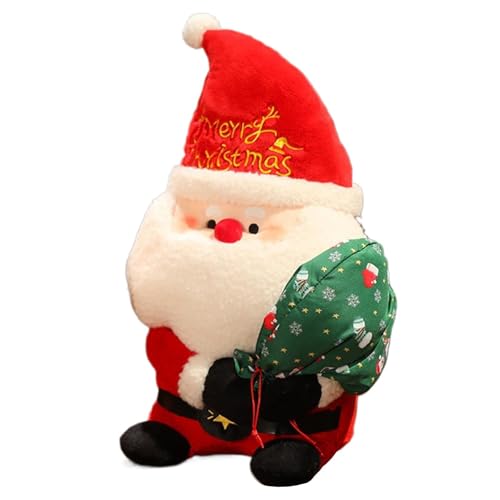 Iouyjiu Festive Santa Claus Doll, Plush Stuffed Santa Toy for Kids, Holiday Tabletop Centerpiece, Cute Christmas Cartoon Santa Doll 7.87x5.91x11.81 Inches for Kids, Holiday Home Decor von Iouyjiu