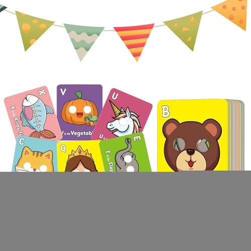 Iouyjiu Flash Cards, Lernspielzeug, Alphabet Lernen, bunt, nachhaltig, Speech Vocabulary Builder für Zuhause, Klassenzimmer, Kindergarten, Elternkind Use, 7,87 x 7,09 Zoll Iouyjiu Flash Cards, Lernspielzeug, Alphabet Lernen, bunt, nachhaltig, Speech Vocabulary Builder für Zuhause, Klassenzimmer, Kindergarten, Elternkind Use, 7,87 x 7,09 Zoll von Iouyjiu