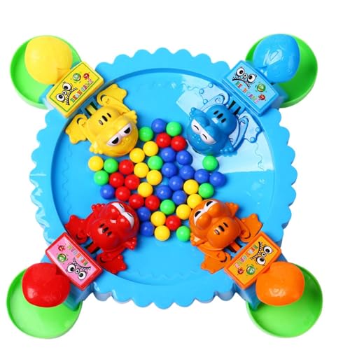 Iouyjiu Frösche, die Perlen essen, sensorische Spiele für Kinder, Cartoon-Tischspiele, lustiges Cartoon-Spielzeug, Feinmotorik-Fähigkeitsspiel von Iouyjiu