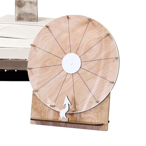 Iouyjiu Glücksrad Spinner | 28 cm Holz Drehrad für Jahrmarkt - Lösbares Partyzubehör Für Sommerlager Geburtstagsfeiern Erwachsene Jugendliche Kinder Familienfeiern Spielabend Messen Iouyjiu Glücksrad Spinner | 28 cm Holz Drehrad für Jahrmarkt - Lösbares Partyzubehör Für Sommerlager Geburtstagsfeiern Erwachsene Jugendliche Kinder Familienfeiern Spielabend Messen von Iouyjiu