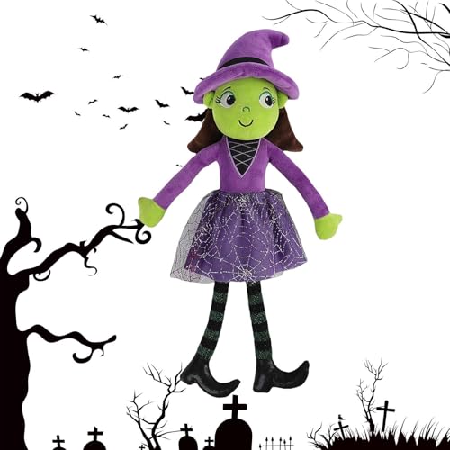 Iouyjiu Halloween Puppe | Kuschelige Halloween-Hexenpuppe - Hautfreundliche Wohnaccessoires Für Sofa Kinderzimmer Büro Deko Iouyjiu Halloween Puppe | Kuschelige Halloween-Hexenpuppe - Hautfreundliche Wohnaccessoires Für Sofa Kinderzimmer Büro Deko von Iouyjiu