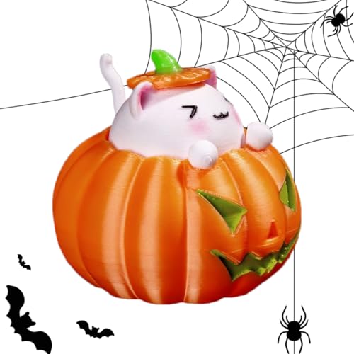 Iouyjiu Kürbis Stressball,Halloween Spielzeug Zum Drücken - Katzen Deko Aus Harz Für Schulpreise Kinder Geschenkbeutel Belohnungen Karneval Iouyjiu Kürbis Stressball,Halloween Spielzeug Zum Drücken - Katzen Deko Aus Harz Für Schulpreise Kinder Geschenkbeutel Belohnungen Karneval von Iouyjiu