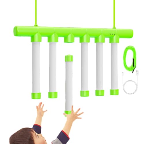 Iouyjiu Light-Up Reflex Challenge Game | Adjustable Speed Falling Sticks Reaction Training | Hand-Eye Koordination Game with Drop, Catch, and Win | Interactive Hand Challenge Game for All Ages von Iouyjiu