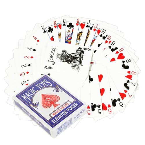 Iouyjiu Magische Pokerkarte, interaktives Kartenspiel für Zauberer | Magisches tragbares Zubehör für Unterricht, Demonstrationen, Treffen, Unterhaltung, Szene Iouyjiu Magische Pokerkarte, interaktives Kartenspiel für Zauberer | Magisches tragbares Zubehör für Unterricht, Demonstrationen, Treffen, Unterhaltung, Szene von Iouyjiu