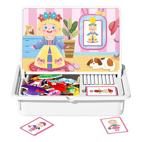 Iouyjiu Magnetisches Puzzle Brett Für Kinder | Pädagogisches Holzspielzeug Mit Magnetischen Puzzleteilen - Lernpuzzle Vorschulaktivitäten Für Reise Autofernreise Homeschool Outdoor Urlaub Iouyjiu Magnetisches Puzzle Brett Für Kinder | Pädagogisches Holzspielzeug Mit Magnetischen Puzzleteilen - Lernpuzzle Vorschulaktivitäten Für Reise Autofernreise Homeschool Outdoor Urlaub von Iouyjiu