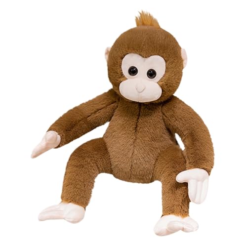 Iouyjiu Monkey Plüsch, Tierpuppe für Kinder, weiches Plüschtier, gefüllte Monkey Doll, Cartoon-Tierplüschchen, Plüschtier, Plüschtier, Spielzeug für Kinder von Iouyjiu