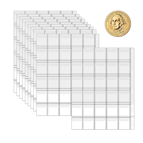 Iouyjiu Münzalben für Sammler,Münzsammelalbum | Münzsammelbuch für Neujahrsgeschenke – tragbar und transparent für Briefmarken, Sammelkarten und Währung Iouyjiu Münzalben für Sammler,Münzsammelalbum | Münzsammelbuch für Neujahrsgeschenke – tragbar und transparent für Briefmarken, Sammelkarten und Währung von Iouyjiu