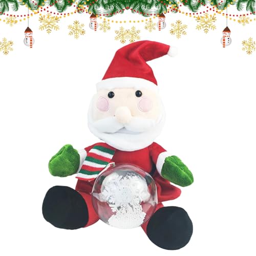 Iouyjiu Musical Dancing Santa Claus Plush Toy with Colorful LED Lights | Soft Interactive Santa Doll that and Dances | Fun for Kids, Boys, and Girls von Iouyjiu