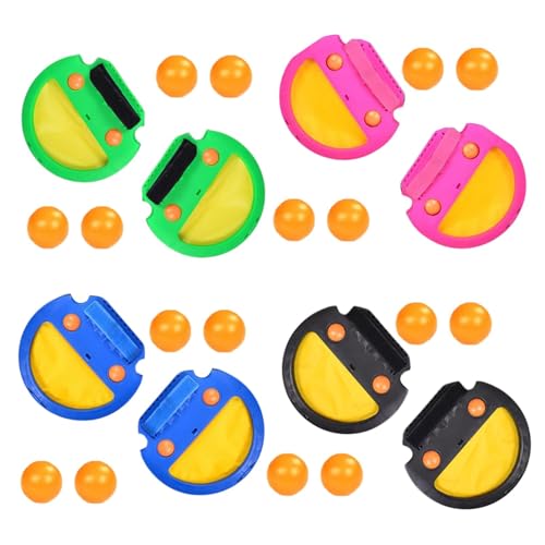 Iouyjiu Outdoor Catch Toy, Family Fun Games, Recreational Fun, Kids Activity Set, Best Racket Pocket Catch Game for Backyard and Beach Activities, 8.46x7.87 in von Iouyjiu