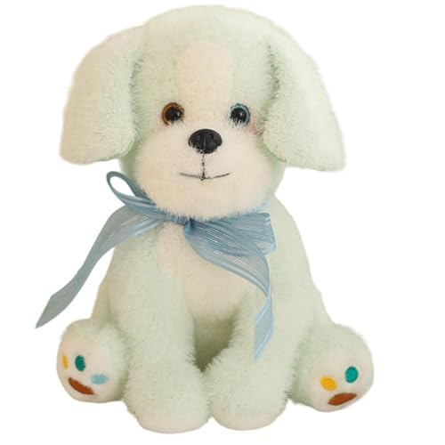 Iouyjiu Plüschtier mit Hundemotiv, niedliches Puppy Toy, weich und kuschelig, Tier-Dekoration, Kissen für Kinder, und Mädchen, niedliche Plüschpuppe für Zuhause und Bett, 24 cm von Iouyjiu