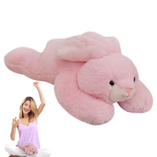 Iouyjiu Rabbit Doll Plush, Lying Bunny Stuffed Animal, Soft Plush Toy for Kids Birthday Present and Christmas, Soft, Neutral Tones That Suit All Child Decor Themes, 11.8 Inches von Iouyjiu