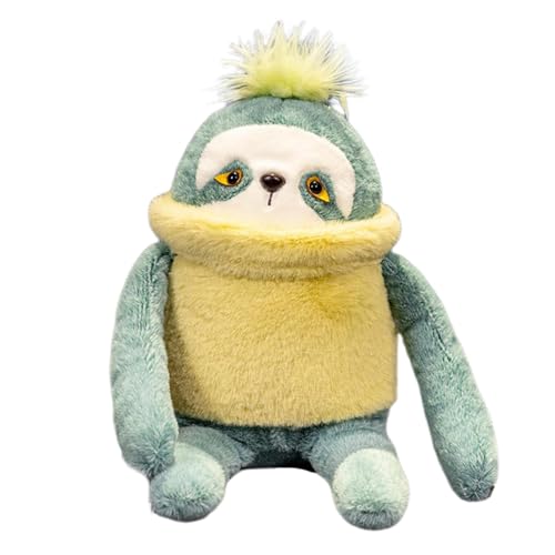 Iouyjiu Sloth Plüschtier, weiche Schürze, niedliches Plüschtier, kuschelig, niedlich, Sloth Dekoration, ideal für Wohnzimmer, Schlafzimmer, Kinderzimmer, 9,06 Zoll von Iouyjiu