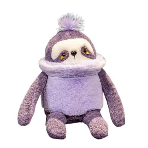 Iouyjiu Sloth Plüschtier, weiche Schürze, niedliches Plüschtier, kuschelig, niedlich, Sloth Dekoration, ideal für Wohnzimmer, Schlafzimmer, Kinderzimmer, 9,06 Zoll von Iouyjiu