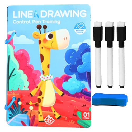 Iouyjiu Stiftkontrolle Trainingskarten - Lernspiel zur Stiftführung & Frühförderung - Schreiben Lernbuch Interaktiver Spielspaß Kompetenzentwicklung Für Kinder Vorschulkinder Iouyjiu Stiftkontrolle Trainingskarten - Lernspiel zur Stiftführung & Frühförderung - Schreiben Lernbuch Interaktiver Spielspaß Kompetenzentwicklung Für Kinder Vorschulkinder von Iouyjiu
