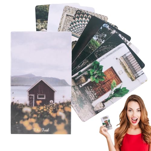 Iouyjiu Tarot Deck, Architecture Game, Travel Cards, Unique Illustration Style, 78card Full Set Portable Size for Party Gathering Holiday and Outdoor Exploration, 4.13x2.44 Inches Iouyjiu Tarot Deck, Architecture Game, Travel Cards, Unique Illustration Style, 78card Full Set Portable Size for Party Gathering Holiday and Outdoor Exploration, 4.13x2.44 Inches von Iouyjiu