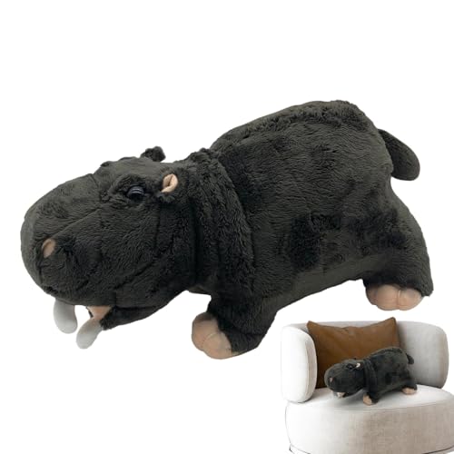 Iouyjiu Tier | Plüschtier Spielzeug | Cuddly Hippo Stuffed Toy | Plüschtier für | großes Nilpferdchen-Spielzeug | großes Plüschtier von Iouyjiu