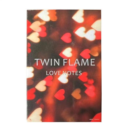 Iouyjiu Twin Flame Tarot, Love Notes Tarot, Spiritual Tarot Game, Fate Wahrsagen, Twin Flame Oracle Deck, Tarot Love Notes, Fortune-Telling Tarot, Wahrsagendeck für Liebe von Iouyjiu