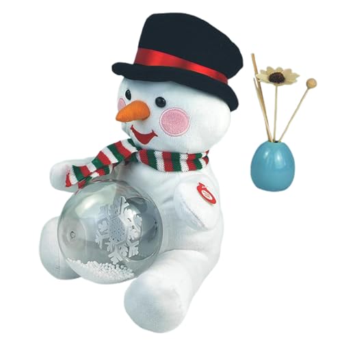 Singing and Dancing Snowman Plush Toy: Interactive Musical Snowman with Festive Lights and Sounds | Perfect Plush Ornament for Kids Ages 3+, Holiday Decoration, Christmas Home Decor, and Gift Idea von Iouyjiu