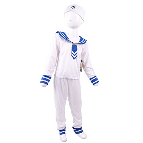 Ipetboom 1 Satz Cosplay Kostüm Matrosenuniform für Partys Bühnenaufführungen Karneval Bequeme Pflegeleichte Verkleidung für Unvergessliche Fotos Ipetboom 1 Satz Cosplay Kostüm Matrosenuniform für Partys Bühnenaufführungen Karneval Bequeme Pflegeleichte Verkleidung für Unvergessliche Fotos von Ipetboom