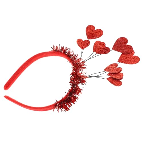 Ipetboom 1 Stück Haar Herz Stirnband Für Valentinstag Romantisches Haar Accessoire Aus Hochwertigem Material Ideal Für Partys Festivals Und Besondere Anlässe Perfekt Für Frauen von Ipetboom