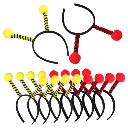 Ipetboom 10 Stück Stirnband Kostüm Haarband Bienenkostüm Bienenparty Gastgeschenke Bienenpartydekorationen Bienenzubehör Bienenhaarbänder Kostüme Für Halloween Die Bienenparty von Ipetboom