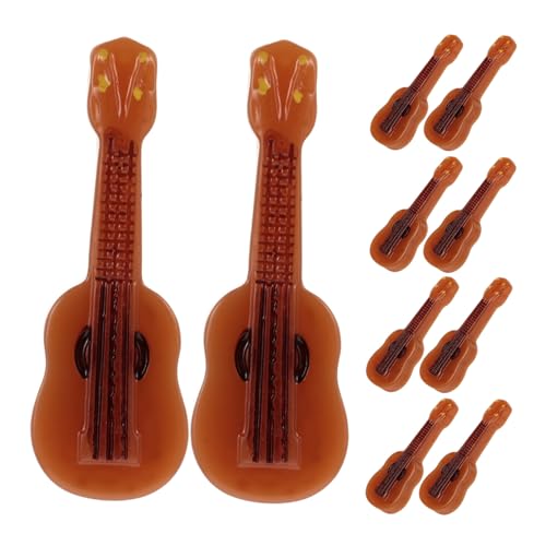 Ipetboom 10 Stück Teiliges Resin Mini Gitarren Modellset Realistische Miniatur Musikinstrumente für Puppenhaus Dekor Langlebige DIY Figurine Dekorative Gitarre für Mini Dollhouse Ipetboom 10 Stück Teiliges Resin Mini Gitarren Modellset Realistische Miniatur Musikinstrumente für Puppenhaus Dekor Langlebige DIY Figurine Dekorative Gitarre für Mini Dollhouse von Ipetboom