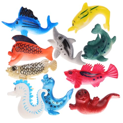 Ipetboom 10 Stück Teiliges Set Realistischer PVC ozeantiere Spielzeugfiguren Kleine Meereslebewesen Robustes für Kreatives und Fantasieentwicklung Ipetboom 10 Stück Teiliges Set Realistischer PVC ozeantiere Spielzeugfiguren Kleine Meereslebewesen Robustes für Kreatives und Fantasieentwicklung von Ipetboom