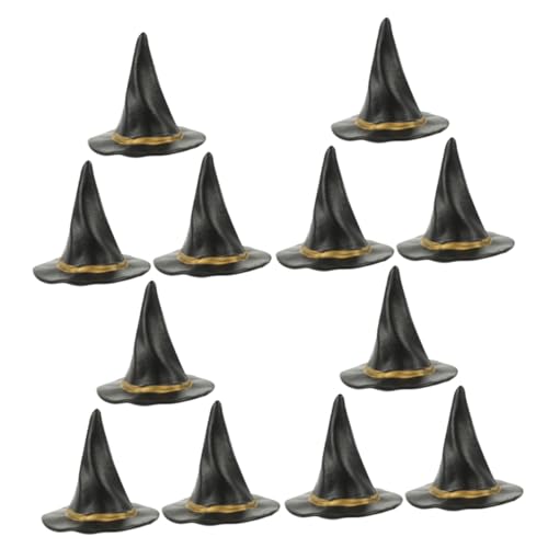 Ipetboom 12 Stück Teiliges Halloween Mini Hexenhut Kleine Schwarze Hexenhüte für Puppenhausdeko DIY Bastelbedarf Niedliche Party Mitgebsel und Geschenke für Mädchen Ipetboom 12 Stück Teiliges Halloween Mini Hexenhut Kleine Schwarze Hexenhüte für Puppenhausdeko DIY Bastelbedarf Niedliche Party Mitgebsel und Geschenke für Mädchen von Ipetboom