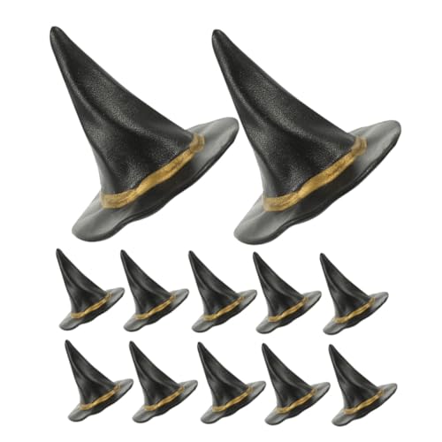 Ipetboom 12 Stück Teiliges Mini Hexenhüte Halloween Dekoration für Flaschen und DIY Bastelzubehör Kleine Schwarze Zauberhüte Party Accessoires für Festliche Atmosphäre Ipetboom 12 Stück Teiliges Mini Hexenhüte Halloween Dekoration für Flaschen und DIY Bastelzubehör Kleine Schwarze Zauberhüte Party Accessoires für Festliche Atmosphäre von Ipetboom