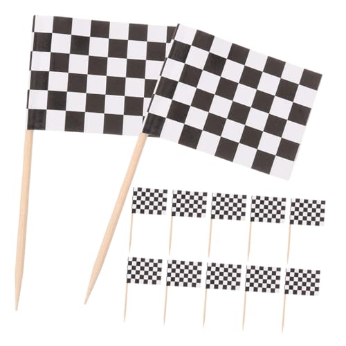 Ipetboom 120 Stück Teiliges Mini rennauto Flaggen Kleine Schwarz weiße Karierte Zahnstocher Party Deko für Cupcakes Geburtstage Shower und Themenfeiern Essbare Kuchen Topper Ipetboom 120 Stück Teiliges Mini rennauto Flaggen Kleine Schwarz weiße Karierte Zahnstocher Party Deko für Cupcakes Geburtstage Shower und Themenfeiern Essbare Kuchen Topper von Ipetboom