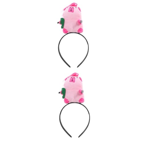 Ipetboom 2 Stück Lustiges Stirnband Neuartige Haarreifen Cosplay Stirnbänder Party Capybara Stirnband Party Capybara Haarband Kreative Haarreifen Haar Accessoire Bezauberndes von Ipetboom