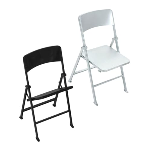 Ipetboom 2 Stück Teiliges Miniatur Klappstuhl Faltbare Mini Stühle für Puppenhaus Dekoration Leichtes Mini Möbel Modell für Spielzimmer und Sammlungen Ipetboom 2 Stück Teiliges Miniatur Klappstuhl Faltbare Mini Stühle für Puppenhaus Dekoration Leichtes Mini Möbel Modell für Spielzimmer und Sammlungen von Ipetboom