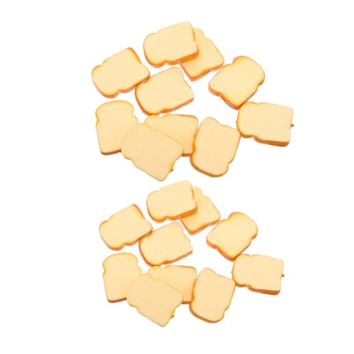 Ipetboom 20 Stück Teiliges Realistisches Brotscheiben Künstliches Toastbrot Simulation für Puppenhaus Partydekoration Detailgetreue Nachbildung für Kreative Wohnraumgestaltung Ipetboom 20 Stück Teiliges Realistisches Brotscheiben Künstliches Toastbrot Simulation für Puppenhaus Partydekoration Detailgetreue Nachbildung für Kreative Wohnraumgestaltung von Ipetboom