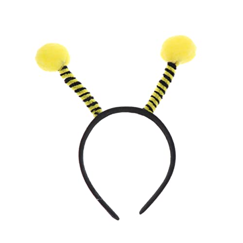 Ipetboom 4 Stück Alien Hair Hoop. Alien-Stirnband Bienen-Haar-Accessoires Bienen-Stirnband-Kostüm Bienenkopf-Bopper Mars-Stirnband haarschmuck Cosplay Insekt Ameise Schal Baby Antenne von Ipetboom
