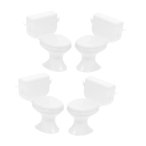Ipetboom 4 Stück Teiliges Miniatur Badezimmer Toiletten Kuchenaufsatz aus Robustem Material Farbecht Vielseitig Einsetzbar für DIY Kuchen und Partydekoration Geeignet für Puppenhaus Ipetboom 4 Stück Teiliges Miniatur Badezimmer Toiletten Kuchenaufsatz aus Robustem Material Farbecht Vielseitig Einsetzbar für DIY Kuchen und Partydekoration Geeignet für Puppenhaus von Ipetboom