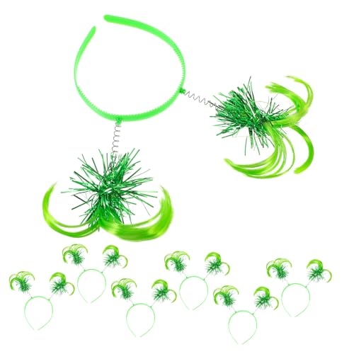 Ipetboom 6St Haarband hair-band pferdeparty party mitgebsel dekoringe Stirnbänder Cosplay-Stirnband Boppers Stirnband Haarbänder für Cosplay lustiges Stirnband Party-Stirnband Plastik Green von Ipetboom