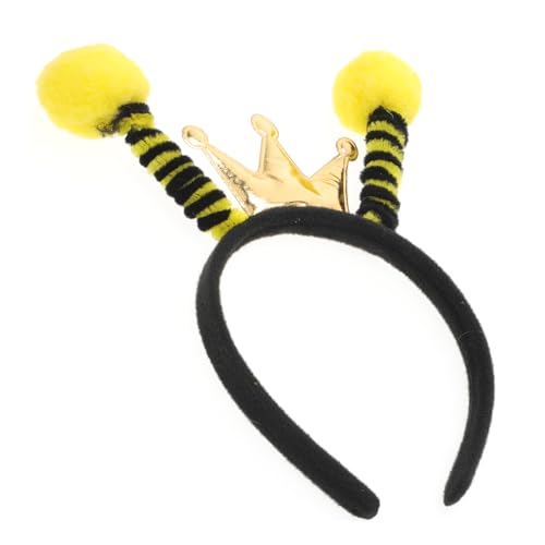 Ipetboom Biene Ameise Fliege Marienkäfer Stirnband Antenne Ball Stirnband Bienenkostüm Erwachsene Bienenflügel Geweih Stirnband Mädchen Stirnbänder Bienenstirnband Halloween Haar von Ipetboom