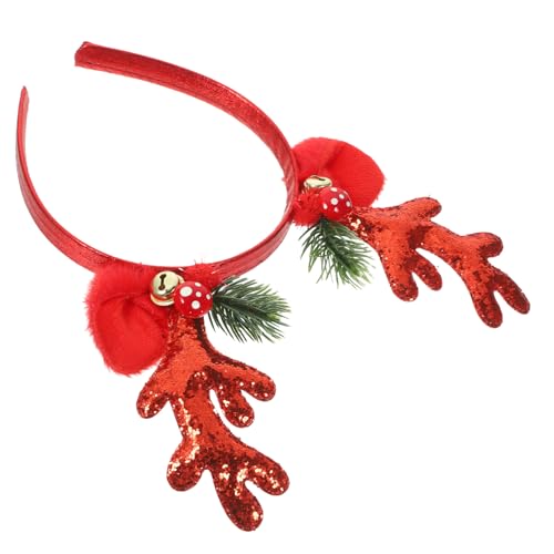 Ipetboom Geweih Stirnband Für Die Weihnachtsfeier Festlicher Kopfschmuck Mit Rentier Antlitz Ideal Weihnachts Haarreif Für Damen Und Herren Perfektes Accessoire Für Feiertagsfeiern von Ipetboom