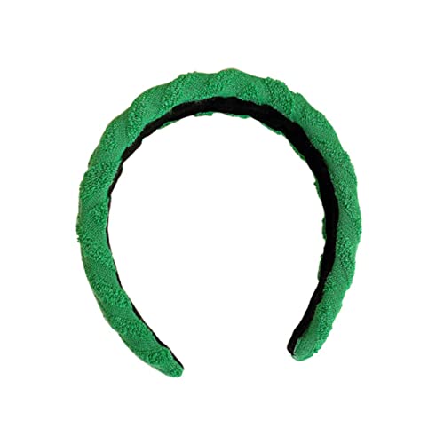 Ipetboom Grünes gestreiftes Stirnband St Patrick's Day hairband Party hair ornament tragen Smaragd st. Patrick's Day Kopfschmuck st. patrick's day feier kopfschmuck Plüsch Green von Ipetboom