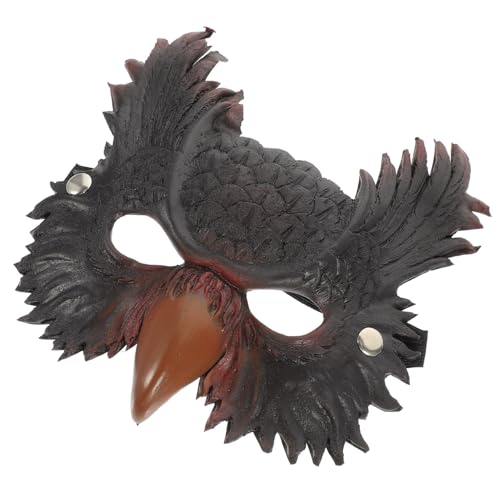 Ipetboom Halloween Eulenmaske aus Leichtem Vliesstoff mit Elastischem Band Kreative Maske für Karneval Cosplay Maskenball und Party Modisches Accessoire für Damen und Herren Ipetboom Halloween Eulenmaske aus Leichtem Vliesstoff mit Elastischem Band Kreative Maske für Karneval Cosplay Maskenball und Party Modisches Accessoire für Damen und Herren von Ipetboom