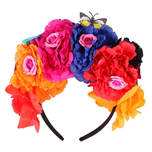 Ipetboom Halloween Kopfschmuck Peony Haarreif Modisches Stirnband Für Party Dekoration Blumenhaarband Für Karneval Und Festlichkeiten von Ipetboom