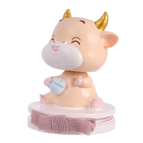 Ipetboom Kleines Schüttelndes Kuh Ornament aus Hochwertigem Harz Niedliche Auto Armaturenbrett Dekoration und Schreibtischfigur Langlebig und Detailreich Gestaltet für Auto und Zuhause Ipetboom Kleines Schüttelndes Kuh Ornament aus Hochwertigem Harz Niedliche Auto Armaturenbrett Dekoration und Schreibtischfigur Langlebig und Detailreich Gestaltet für Auto und Zuhause von Ipetboom