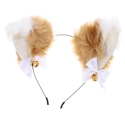 Ipetboom Plüsch-ohr-haarreif Mit Goldenen Glocken Kostüm-accessoire Für Partys Cosplay Und Festivals Für Frauen Und Mädchen Für Halloween Weihnachten Und Geburtstagsfeiern Ipetboom Plüsch-ohr-haarreif Mit Goldenen Glocken Kostüm-accessoire Für Partys Cosplay Und Festivals Für Frauen Und Mädchen Für Halloween Weihnachten Und Geburtstagsfeiern von Ipetboom