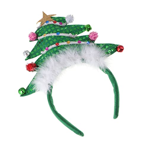 Ipetboom Kreatives Weihnachtsbaum Haarband Mit Glocken Dekorative Haaraccessoires Für Zu Weihnachten Festlichkeiten Und Partys Weihnachtsbaum Haarreifen Für von Ipetboom