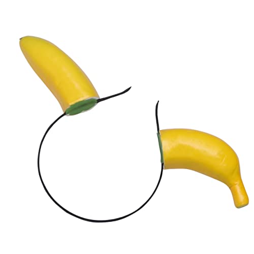 Ipetboom Lustiges Bananen Haarband Für Partys Einzigartige Kopfbedeckung Für Erwachsene Ideal Für Karneval Festivals Und Besondere Anlässe Spaßiges Haar Accessoire Für Frauen Und von Ipetboom