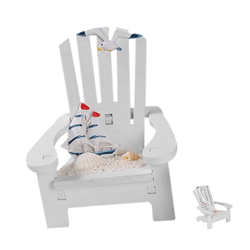 Ipetboom Miniatur Strandstuhl Deko aus Stabilem Material Leichter Puppenhaus Klappstuhl Realistische Miniatur für Micro Landschaft und Küsten Dekoration Ipetboom Miniatur Strandstuhl Deko aus Stabilem Material Leichter Puppenhaus Klappstuhl Realistische Miniatur für Micro Landschaft und Küsten Dekoration von Ipetboom