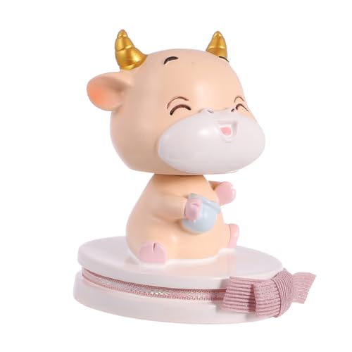 Ipetboom Niedliches Auto Armaturenbrett Ornament Kleines Schüttelndes Kalb Weißer Sockel Lustiges Schwingendes Auto Für Büro Zuhause Kinderzimmer Ipetboom Niedliches Auto Armaturenbrett Ornament Kleines Schüttelndes Kalb Weißer Sockel Lustiges Schwingendes Auto Für Büro Zuhause Kinderzimmer von Ipetboom