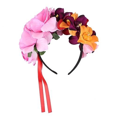 Ipetboom Orchideen Stirnband Für Zukünftige Braut Dekorationen Kranz Stirnband Tiara Damen Braut Stirnbänder Für Hochzeit Stirnbänder Für Mädchen Regenbogen Stirnbänder Kranz von Ipetboom