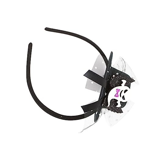 Ipetboom Schwarzes Zylinder-stirnband -stirnbänder Halloween-cosplay-stirnband Stirnbänder Aus Spinnennetzen Hexenhut Stirnbänder Halloween-stirnbänder Haarschmuck Das Haustier von Ipetboom