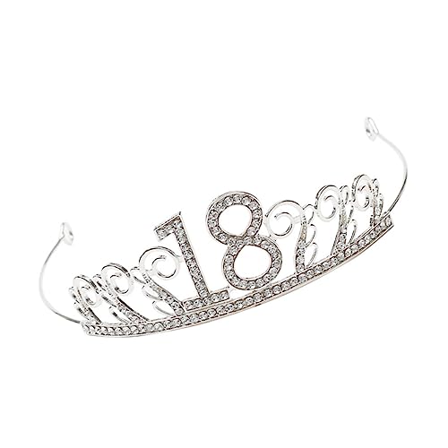 Ipetboom Tiara Für Kuchen Kristalle Dekoration 18 Jahre Alt Tiara Dekorationen Zum 18 Geburtstag Zum 18 Geburtstag 18 Tiara Geburtstagskuchendekoration von Ipetboom